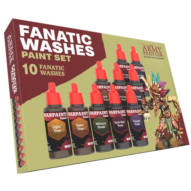 Hovedbilde Army Painter  Warpaints Fanatic Washes Paint Set