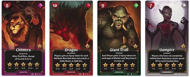 Hovedbilde Roll Player Lenticular Monster Cards