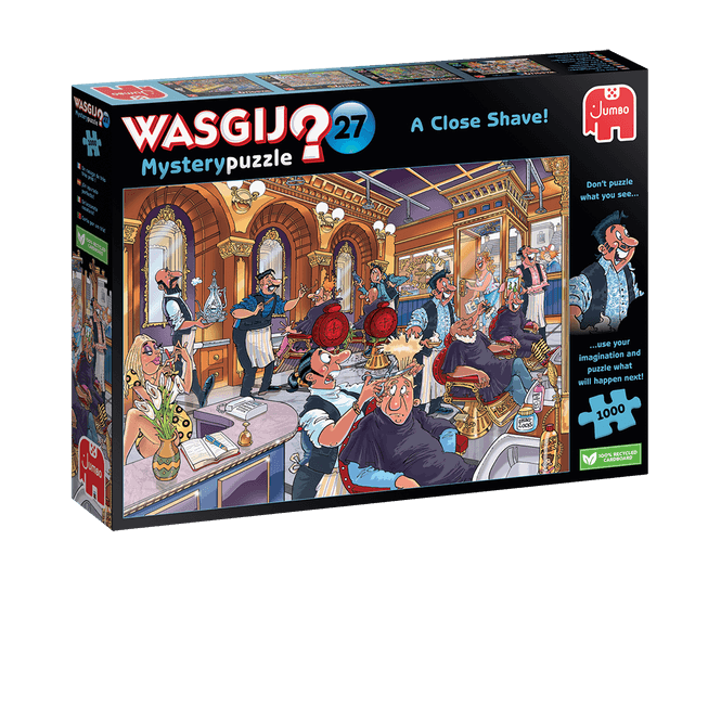 Hovedbilde Wasgij Mystery 27: Um Haaresbreite (1000 Teile)
