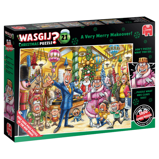 Hovedbilde Wasgij Christmas 21 Eine frhliche Verwandlung (2x ...