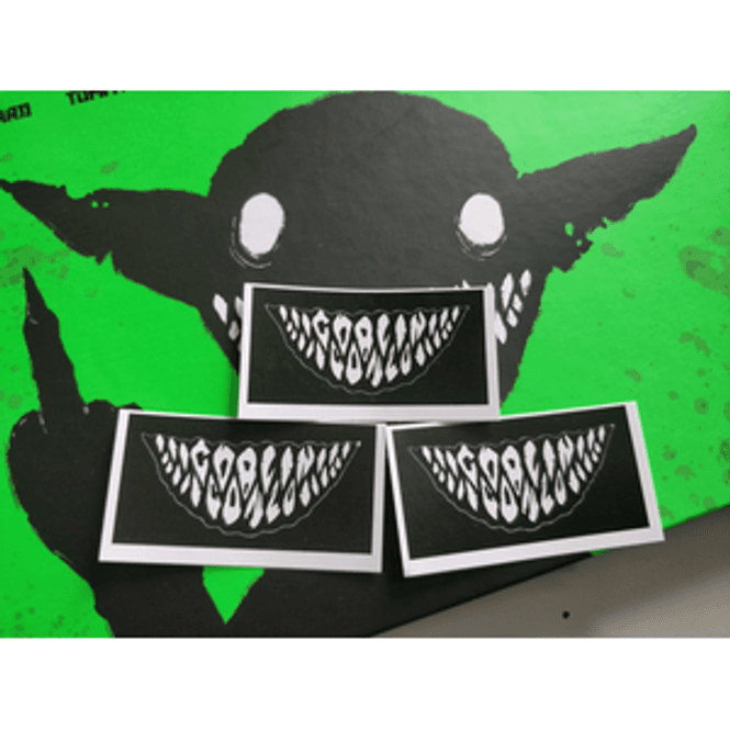 Hovedbilde Mörk Borg RPG Goblin Gonzo Stickers (3) MOQ2