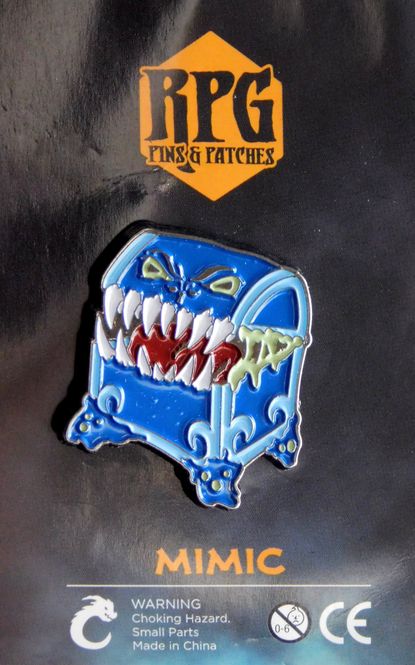 Hovedbilde RPG Pins: Mimic - Blue Enamel Pin