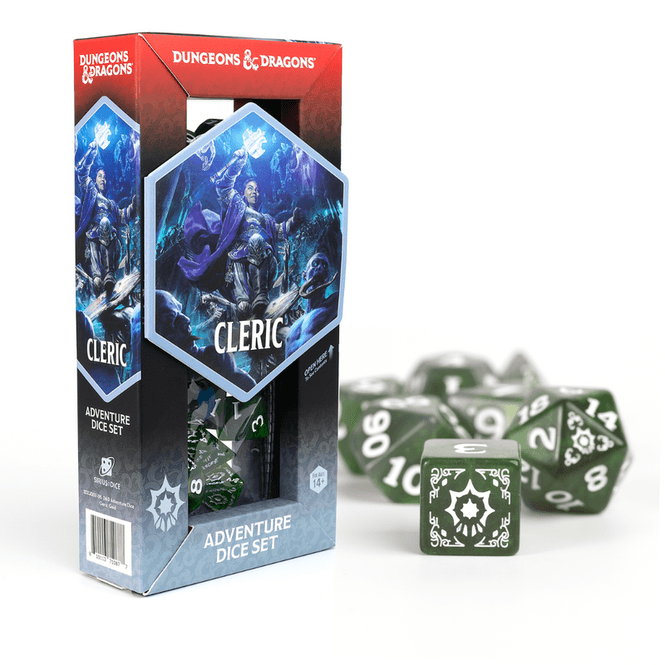 Hovedbilde D&D Adventure Dice Cleric Green (17)