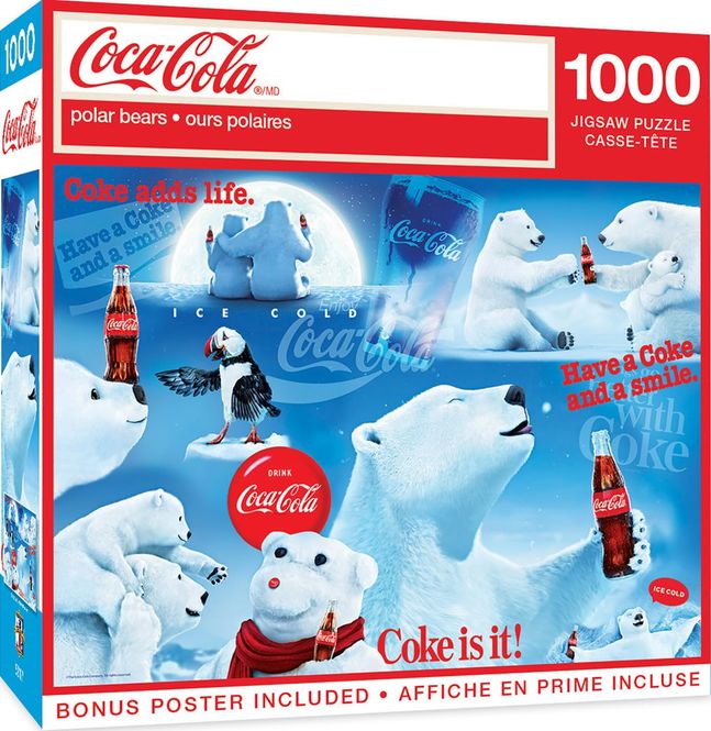 Hovedbilde Coca-Cola Polar Bears Puzzle (1000)