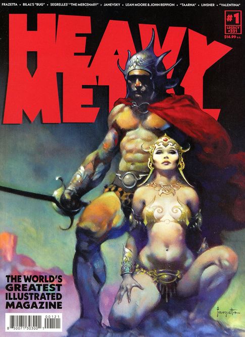 Hovedbilde Heavy Metal #1B Frank Frazetta Cover