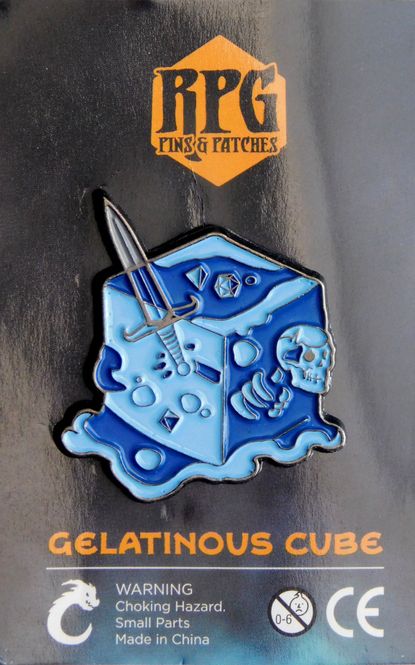 Hovedbilde RPG Pins: Gelatinous Cube - Blue Enamel Pin