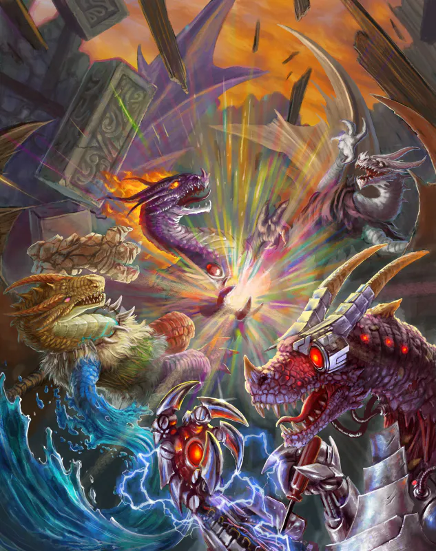 Battlezoo Dragons Misfit Dragons PF2 Limited Edition